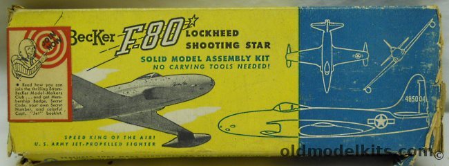 StromBecker Lockheed F-80 Shooting Star, C-32 plastic model kit